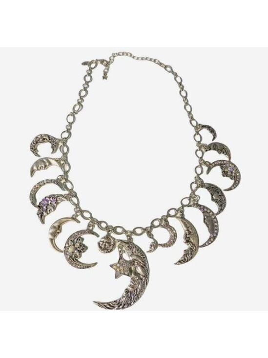 Kirks Folly Jewelry - Kirks Folly Necklace Moon & Stars Shadow Charms